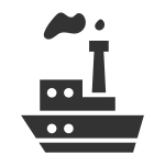 Holiday Ship Tourism SVG Icon